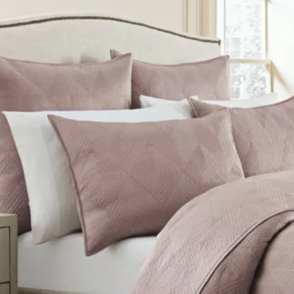 Pair Wamsutta Euro Shams Bliss in Mauve